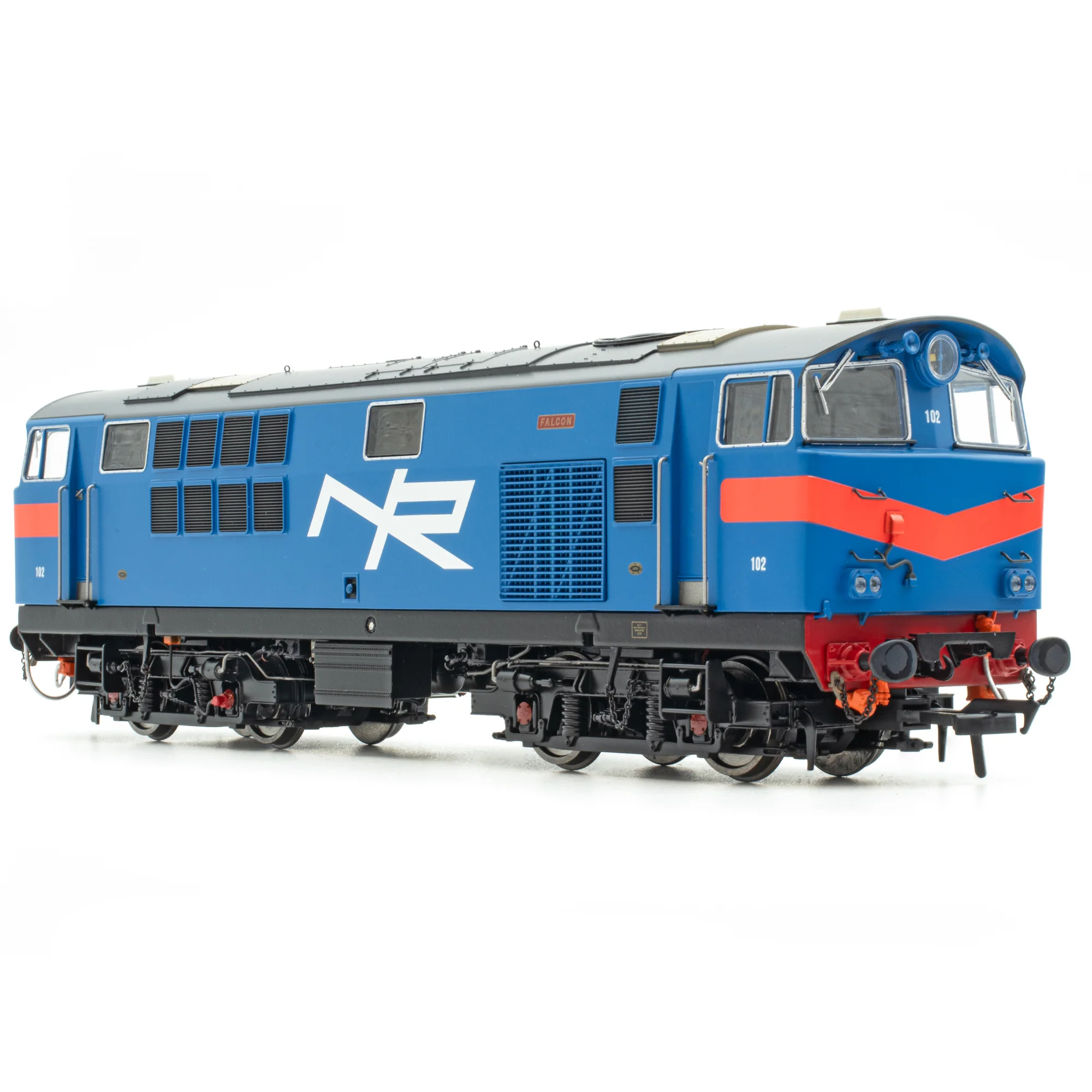 102 'Falcon' NIR Blue, with Red Chevrons