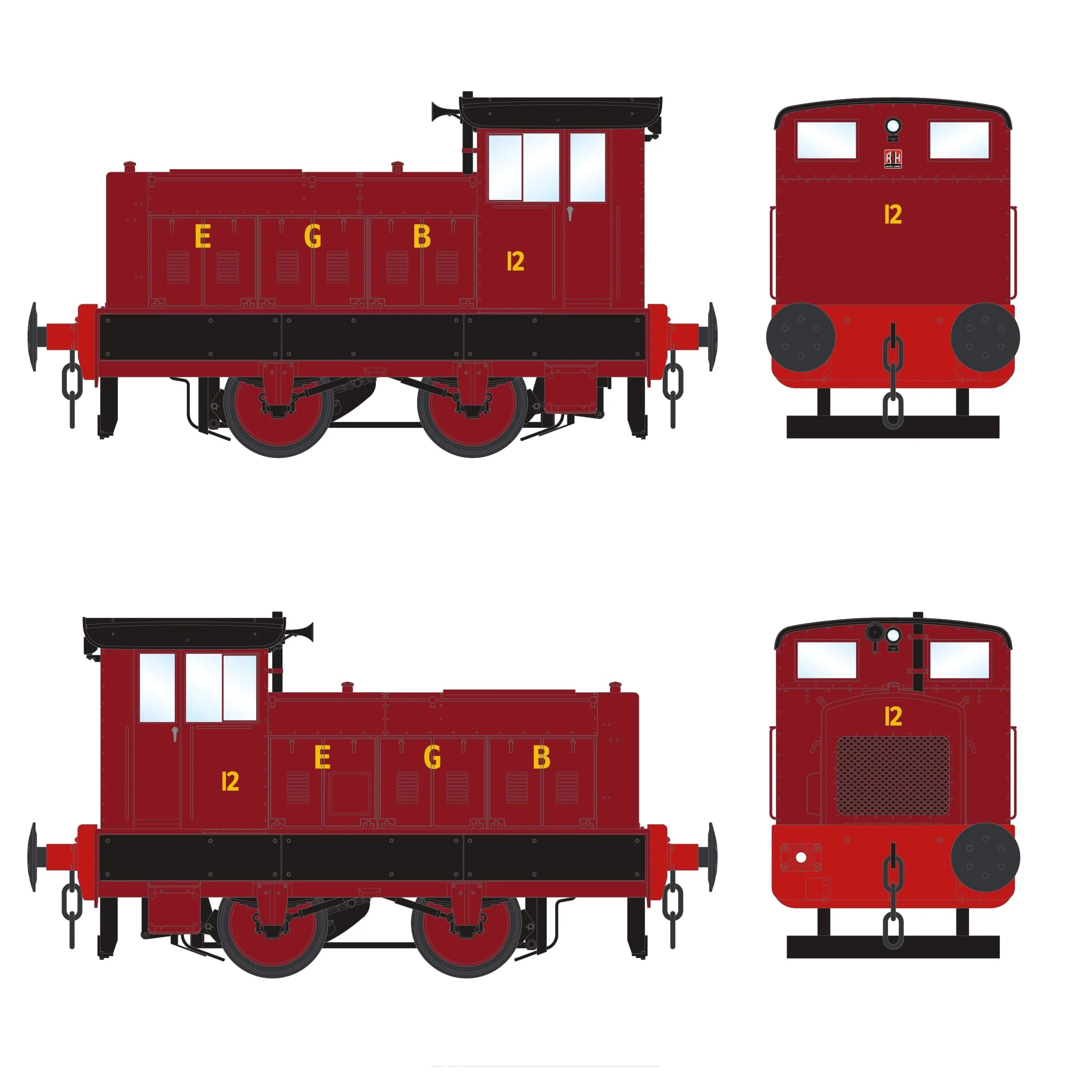 245033/1947 - Eastern Gas Board - Tottenham No. 12 - Dark Red - DCC Sound Fitted - Image 3