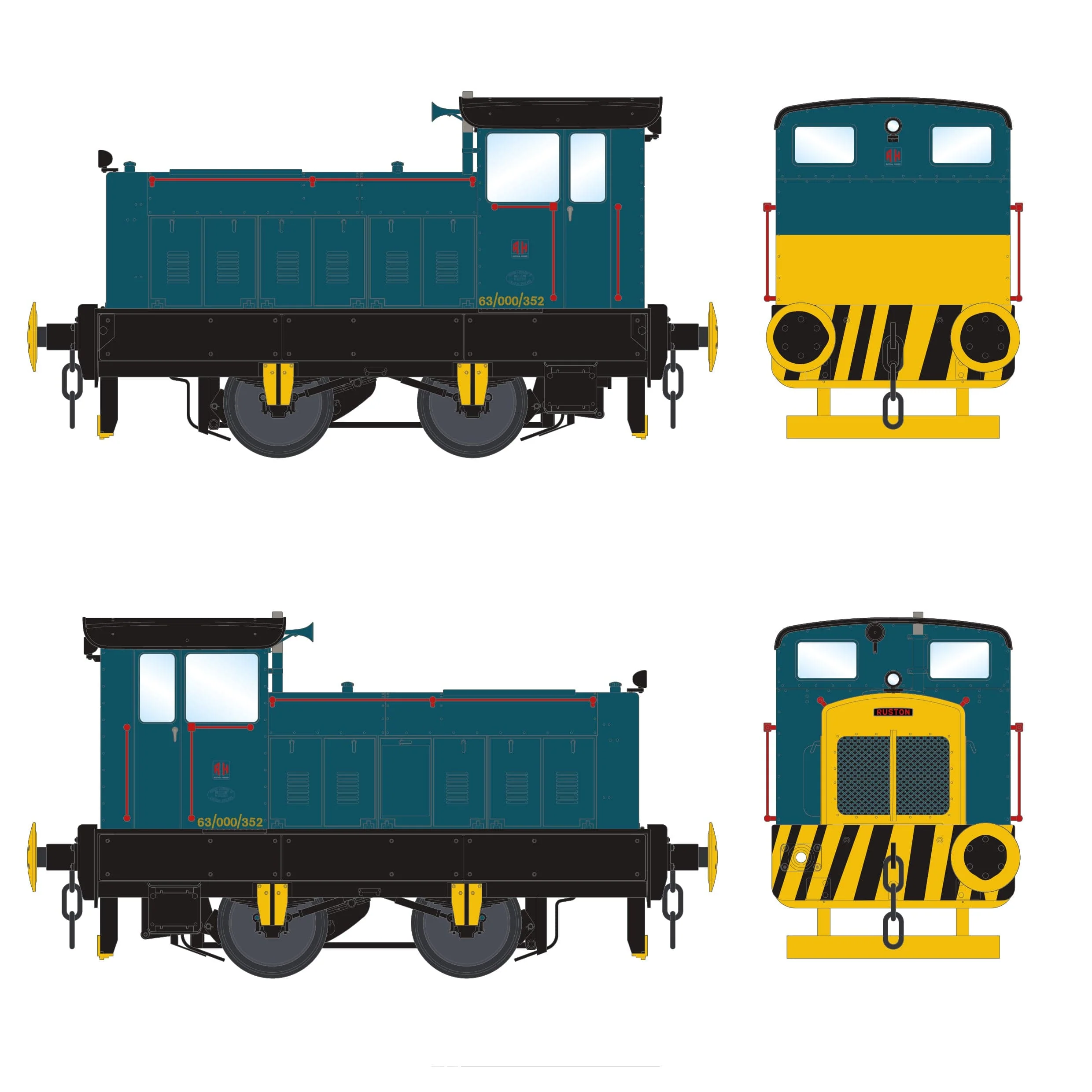 338413/1953 - National Coal Board No. 63-000-352 - BR Rail Blue - Image 3