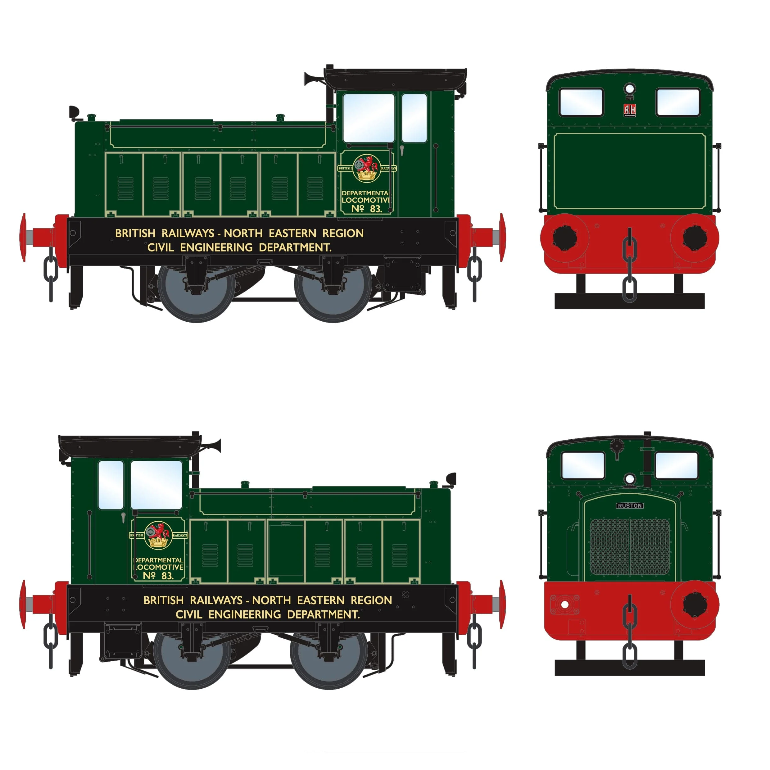 432477/1959 - British Railways No. 83 - BR Green - DCC Sound Fitted - Image 3