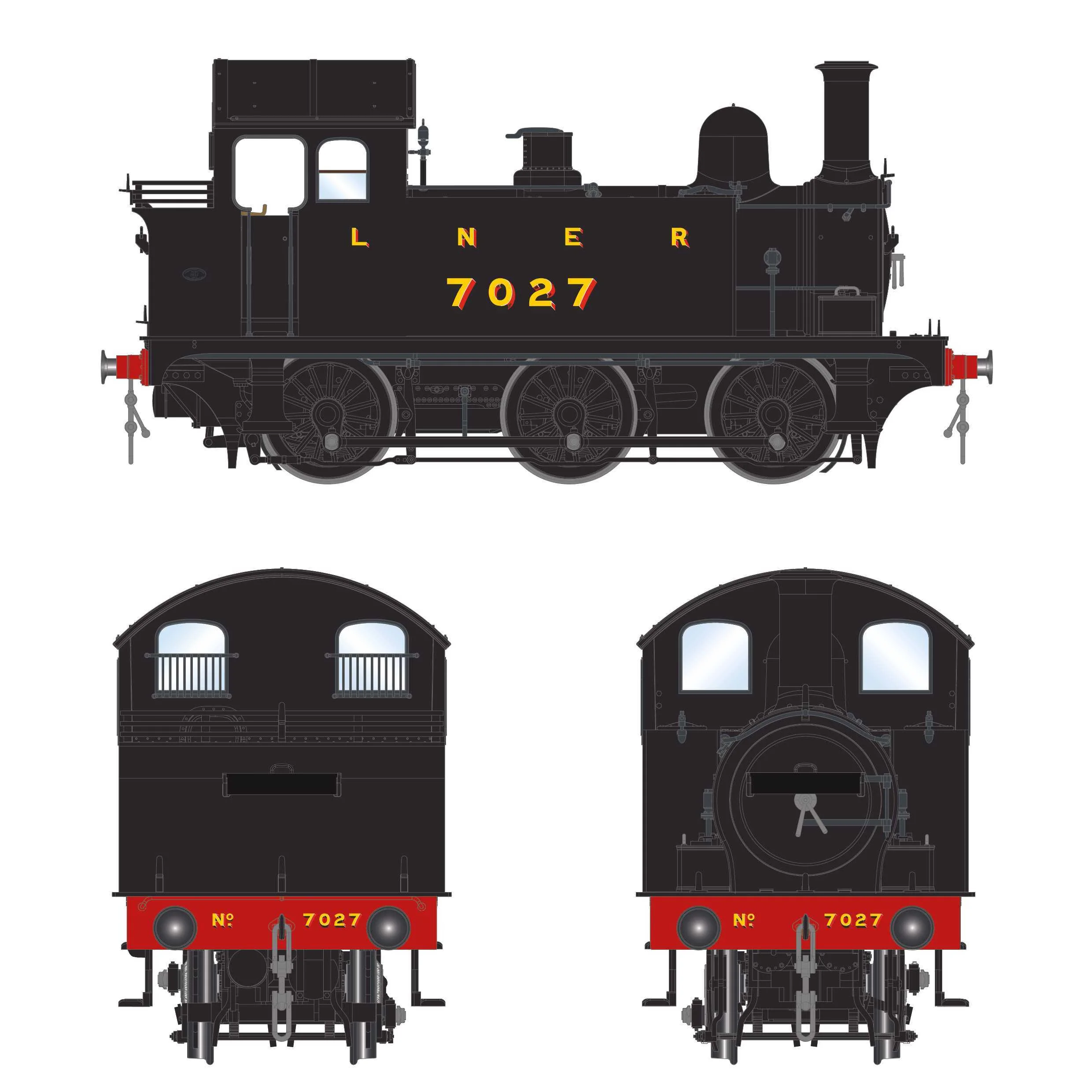 7027 - LNER J68 - DCC Sound Fitted - Image 3