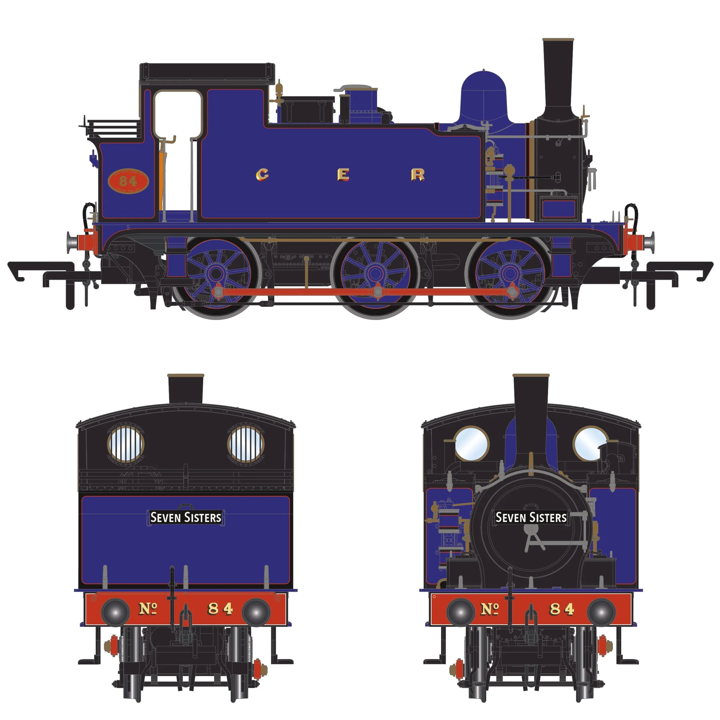 84 - GER J67 - GER Ultramarine - DCC Sound Fitted - Image 3