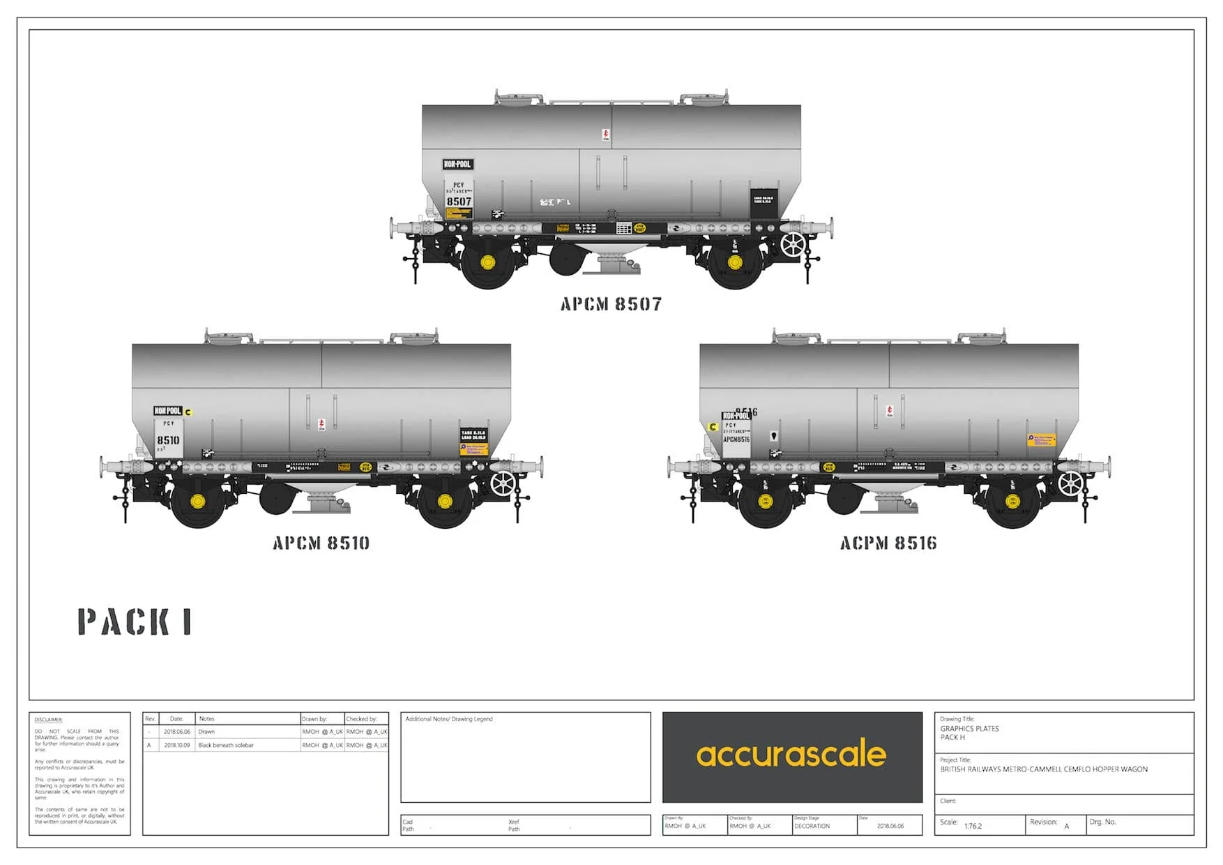 APCM Cemflo / PCV Powder Wagon - Triple Pack - APCM8507, APCM8510, APCM8516 - Image 3