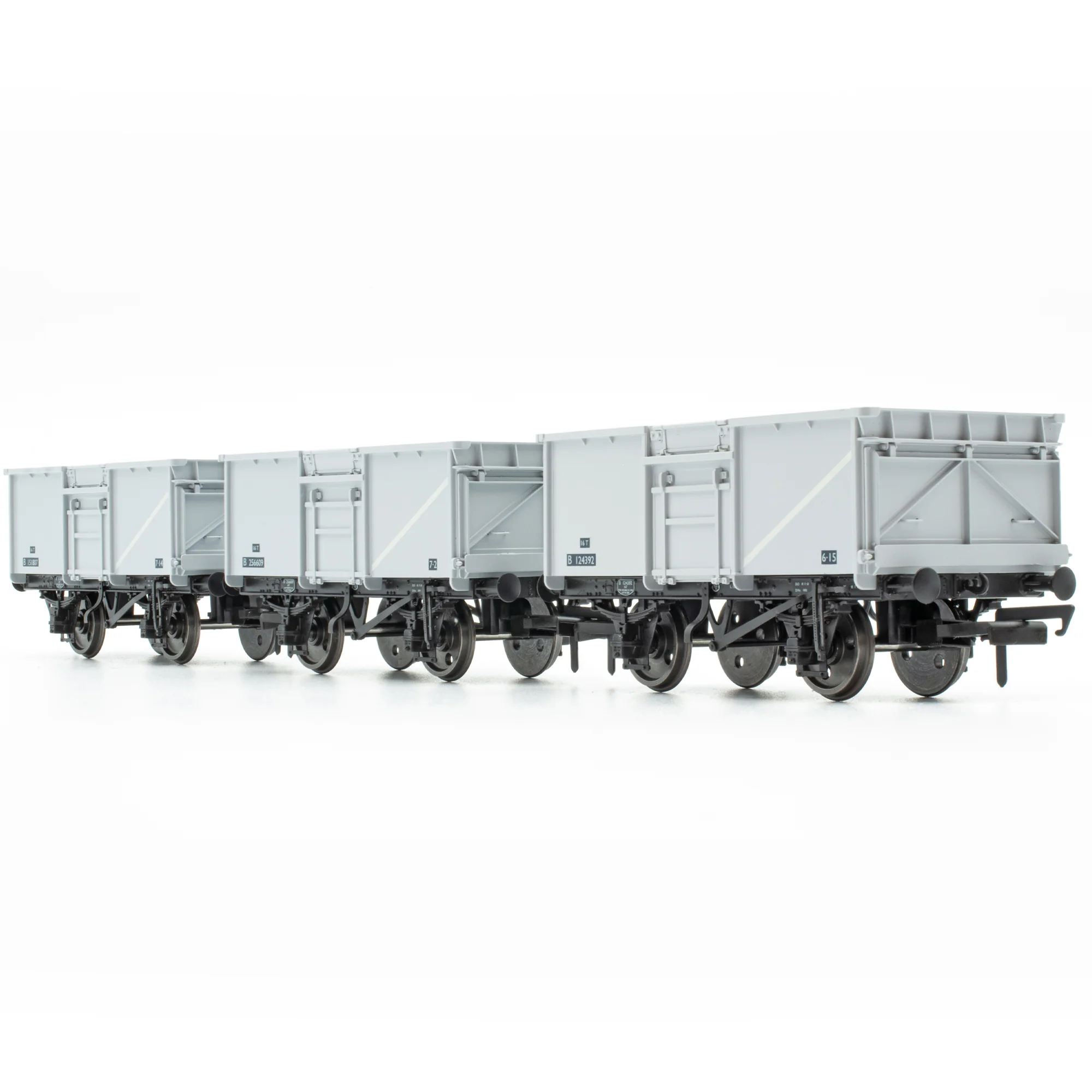 BR 16T Mineral - 1/108 - BR Freight Grey (Original text on black panels) - Pack B