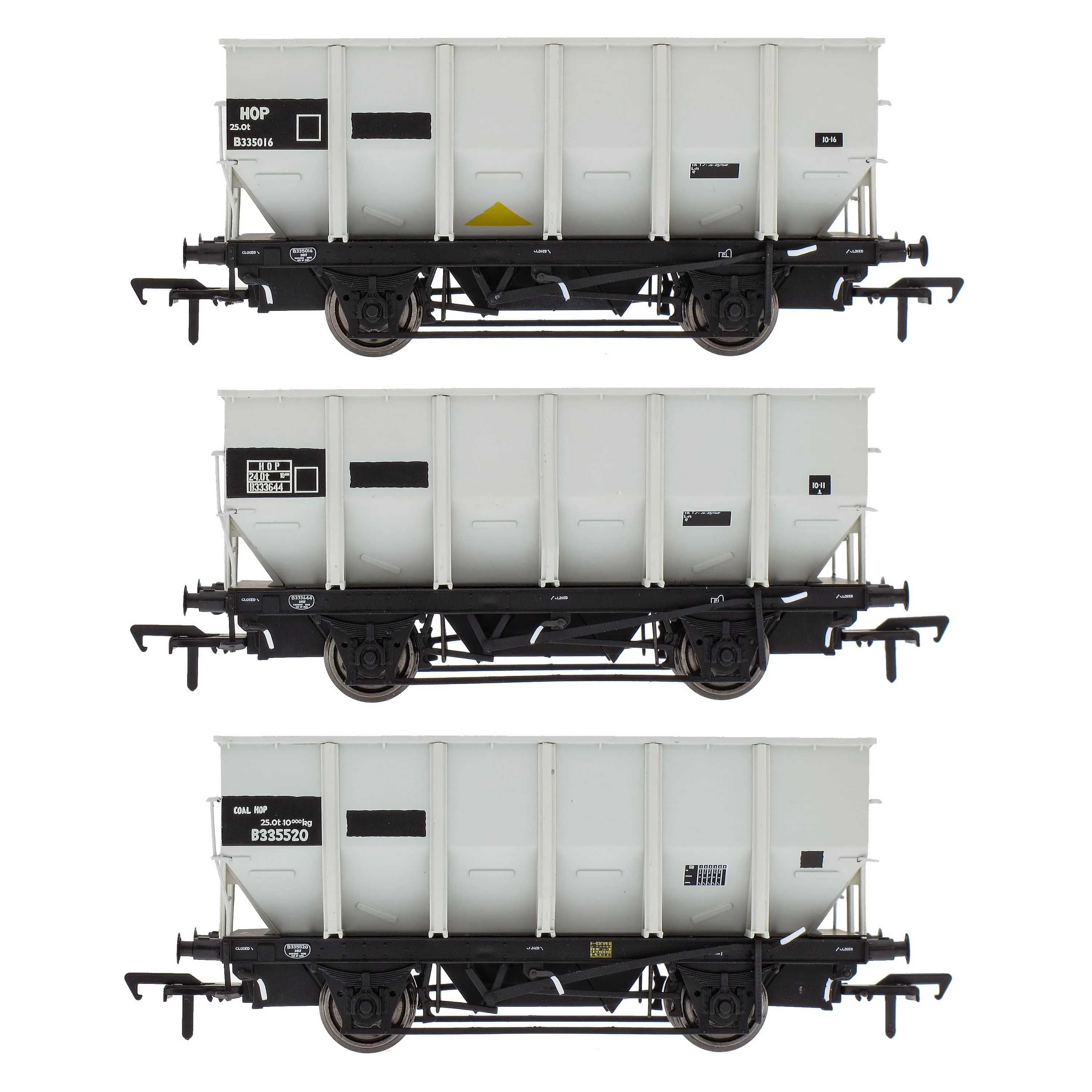 BR 24.5T HOP24/HUO Coal Hopper - Grey pre TOPS- Pack N - Image 2