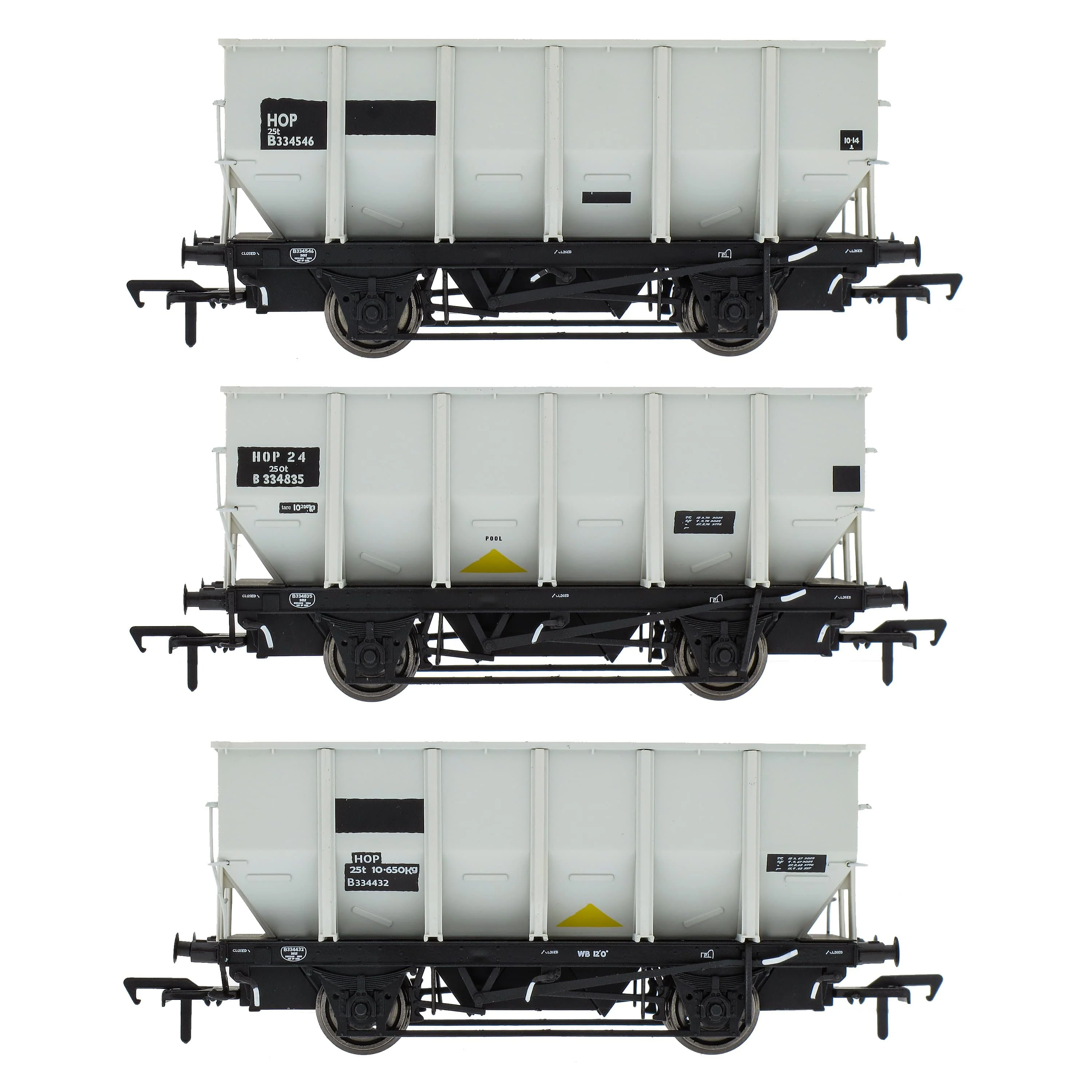 BR 24.5T HOP24/HUO Coal Hopper - Grey pre TOPS- Pack P - Image 2