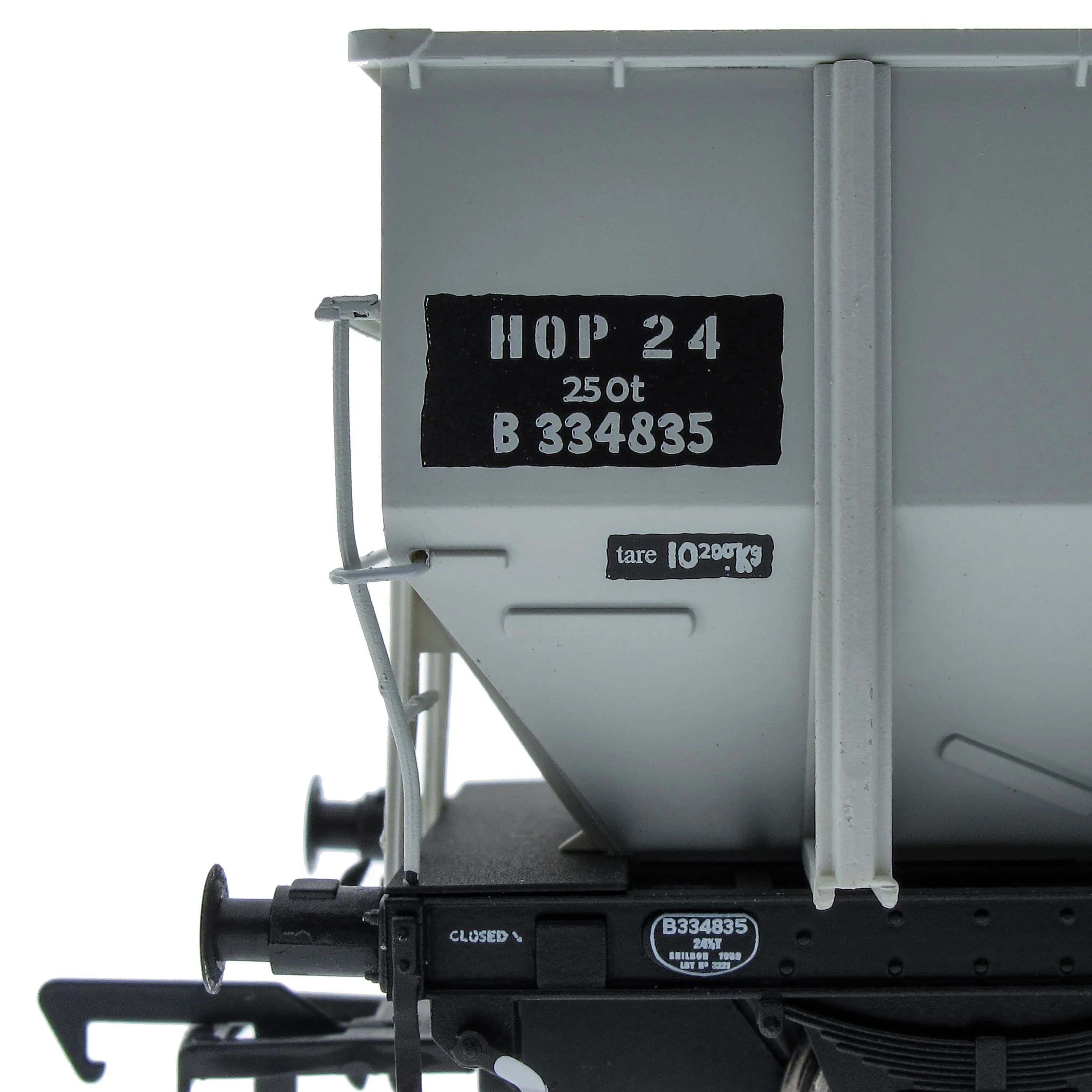 BR 24.5T HOP24/HUO Coal Hopper - Grey pre TOPS- Pack P - Image 8
