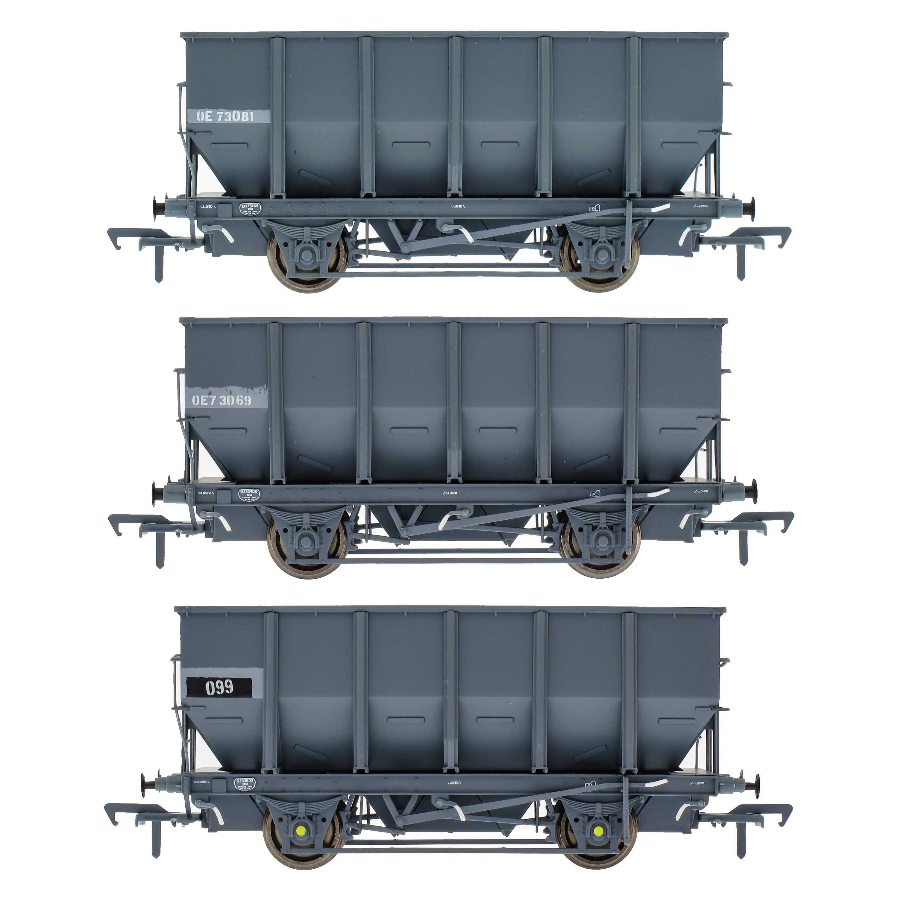 BR 24.5T HOP24/HUO Coal Hopper - Dark Grey -  NCB / Internal User - Pack L - Image 2