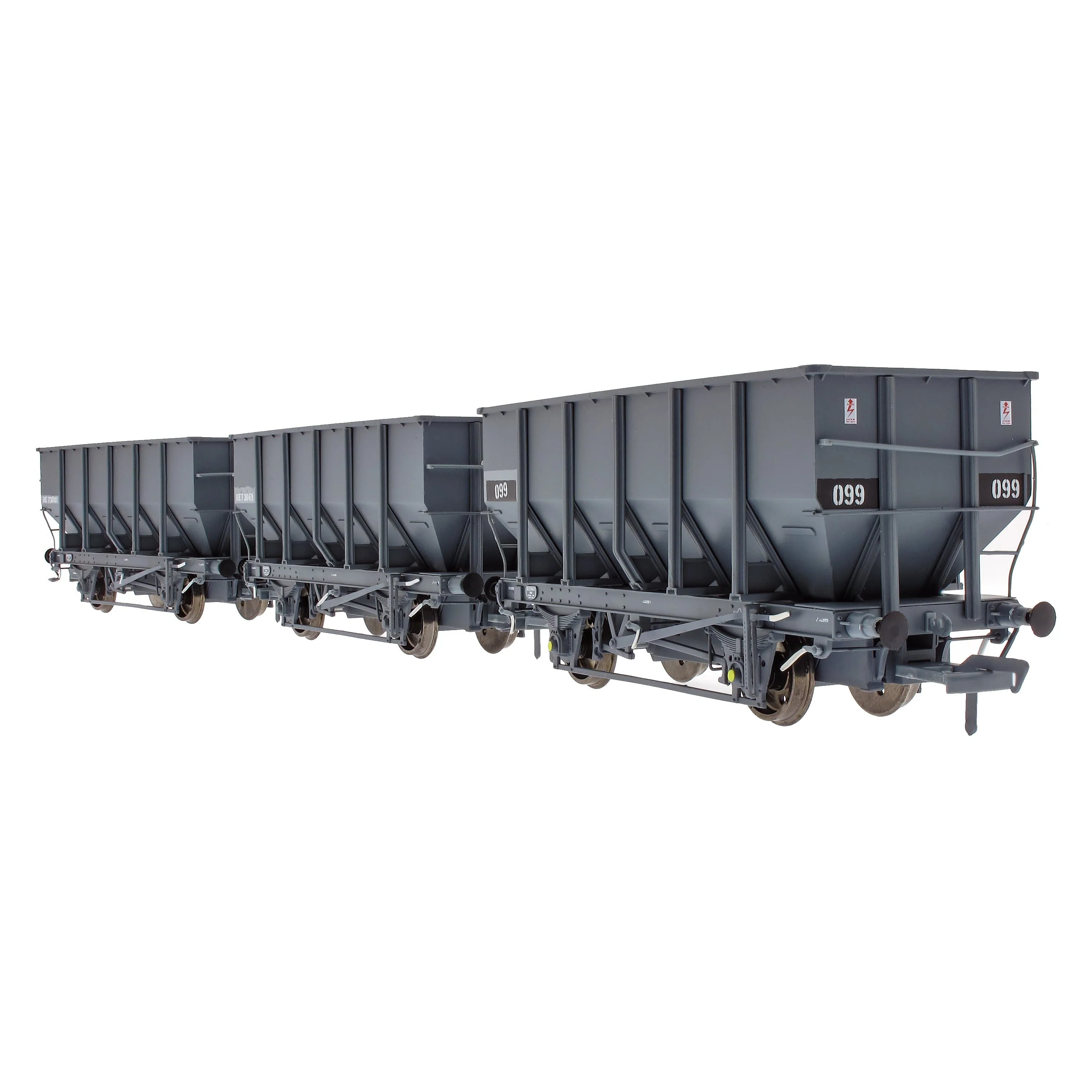 BR 24.5T HOP24/HUO Coal Hopper - Dark Grey -  NCB / Internal User - Pack L - Image 8