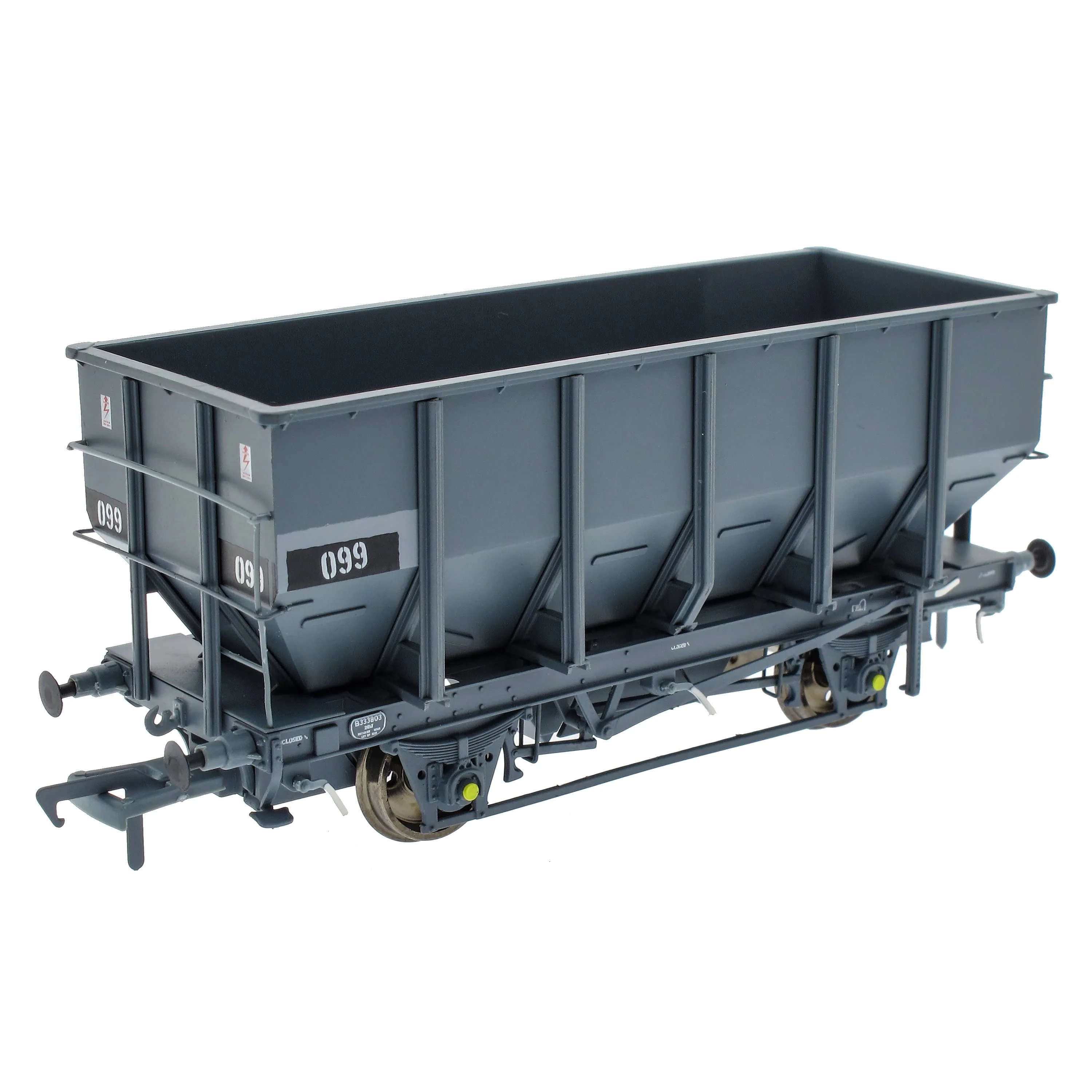 BR 24.5T HOP24/HUO Coal Hopper - Dark Grey -  NCB / Internal User - Pack L - Image 9