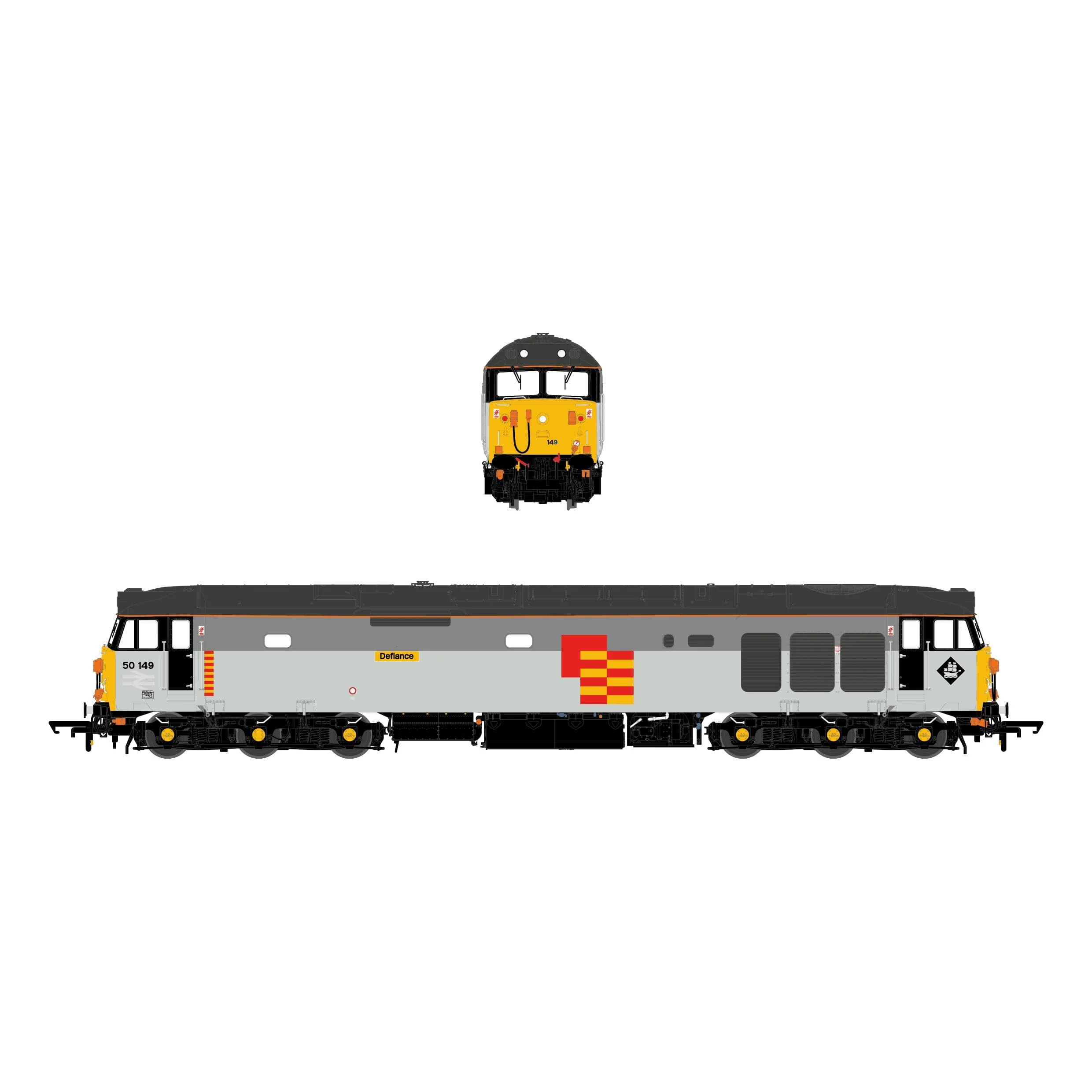 BR Class 50 - Railfreight General - 50149 'Defiance' - Exclusive - DCC Sound Fitted - Image 3