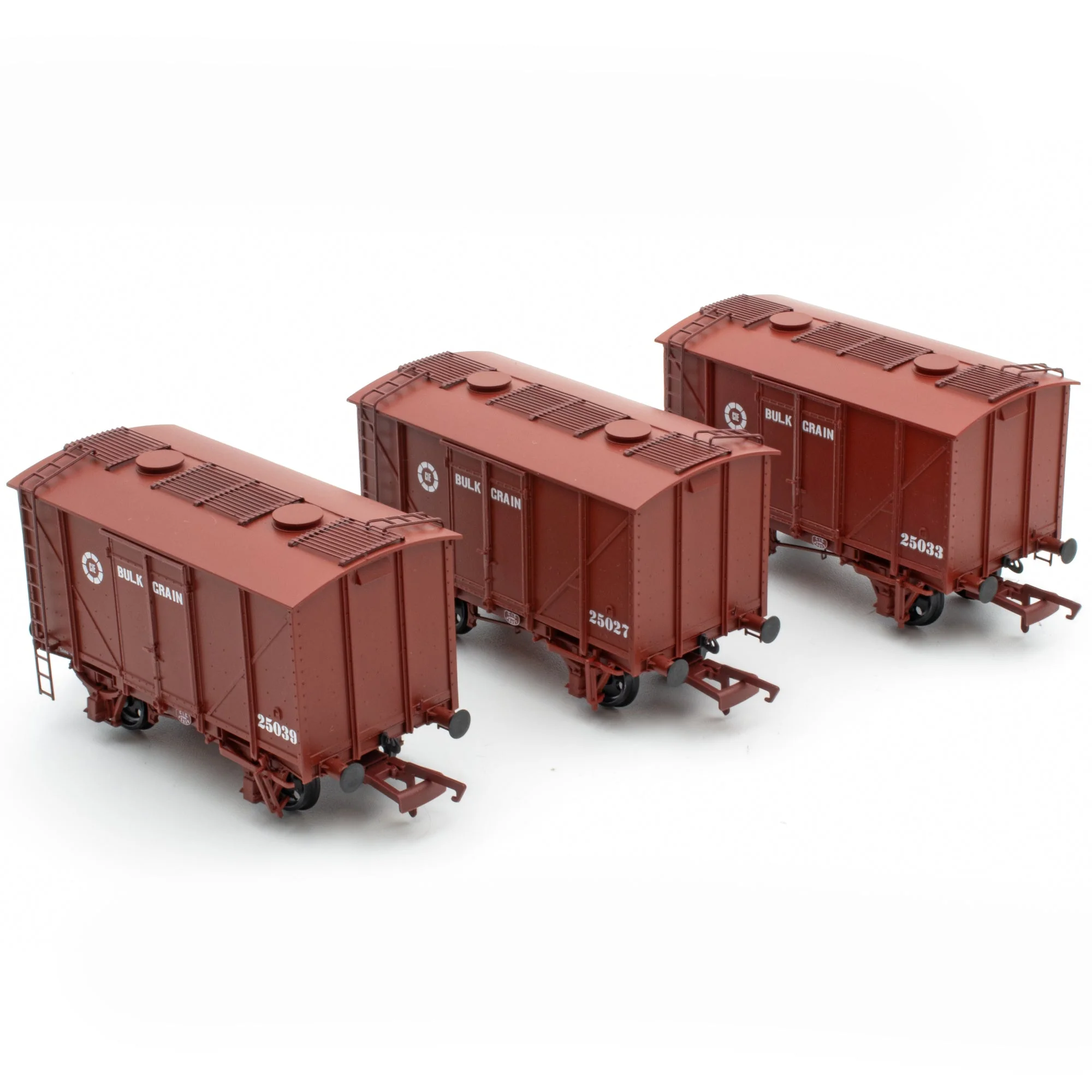 CIE Bulleid Bulk Grain Wagon - Brown (CIE Roundel era) - Pack 1 - Image 2