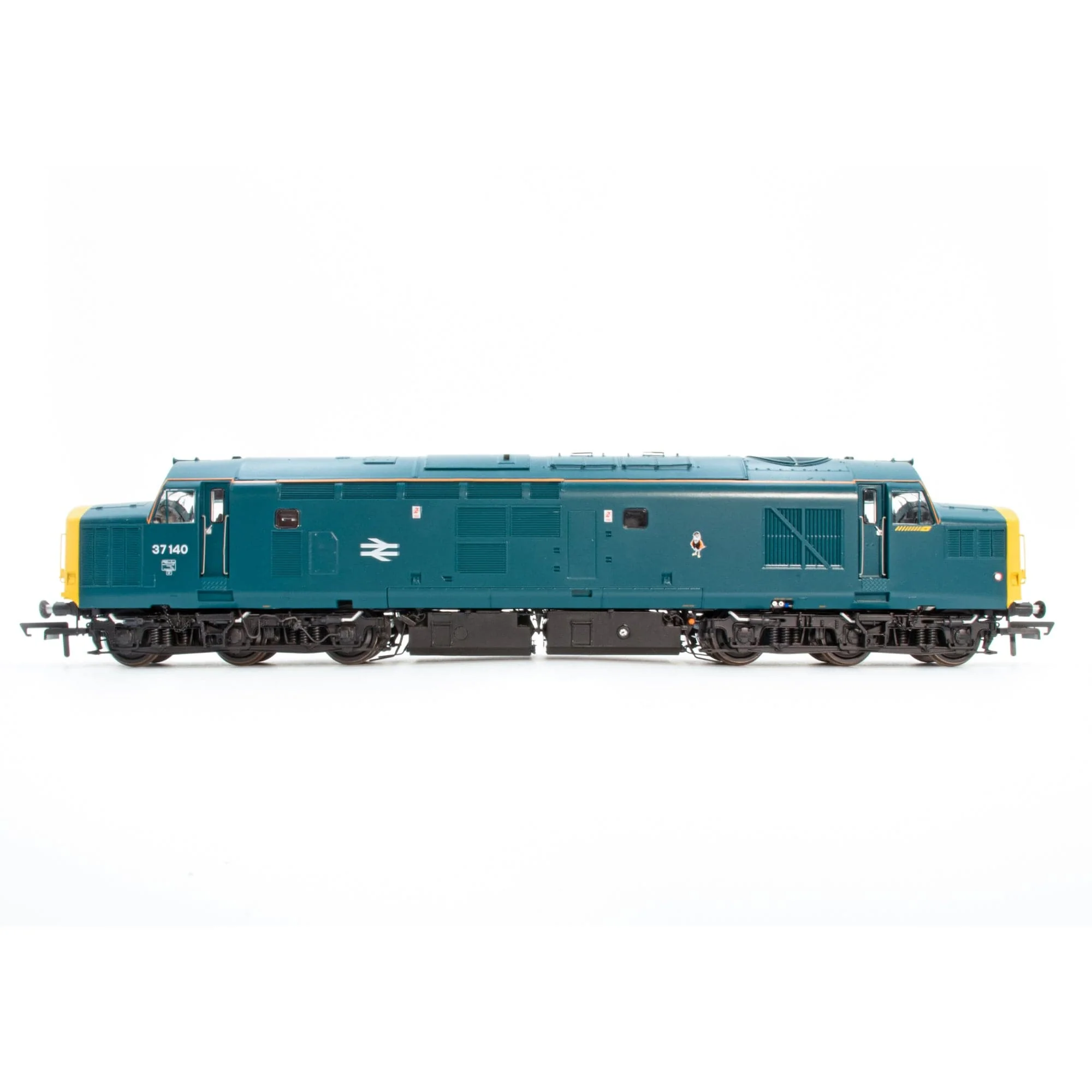 Class 37 - BR Blue (Orange Cantrail) - 37140 - DCC Sound Fitted - Image 3