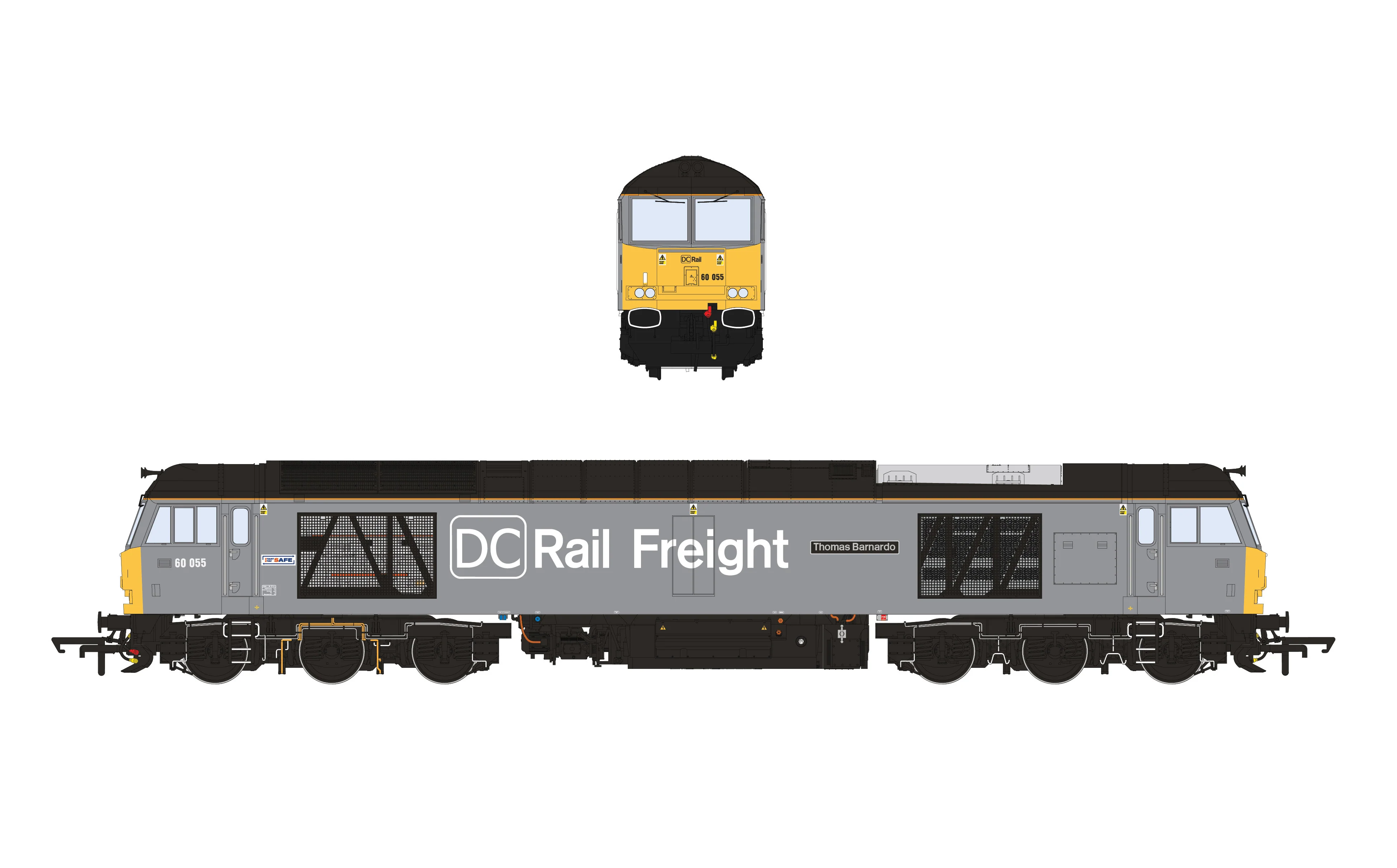 Class 60 - DCR - 60055 - DCC Sound Fitted - Image 4