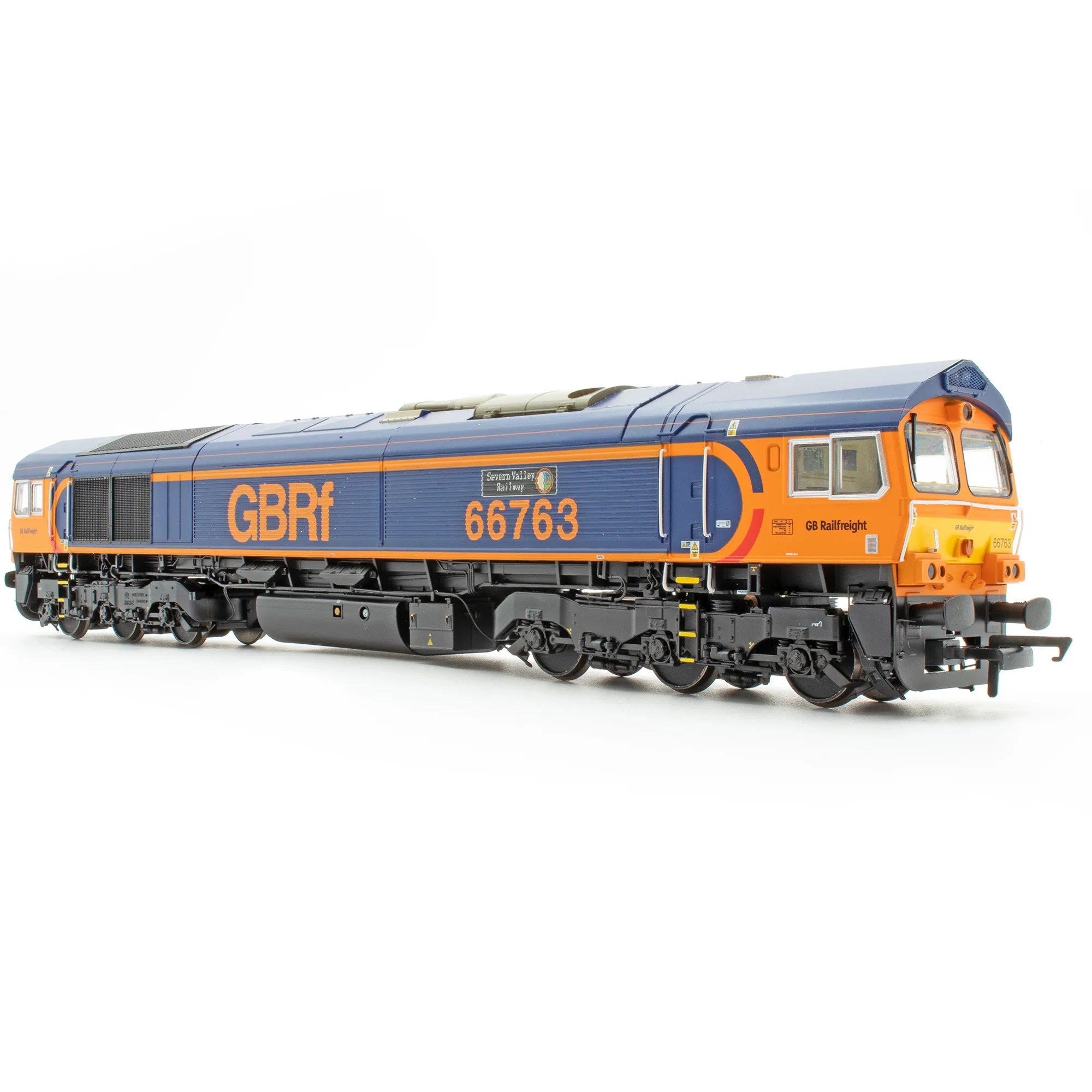 Class 66 - GBRF Blue/Orange - 66763 - DCC Sound Fitted