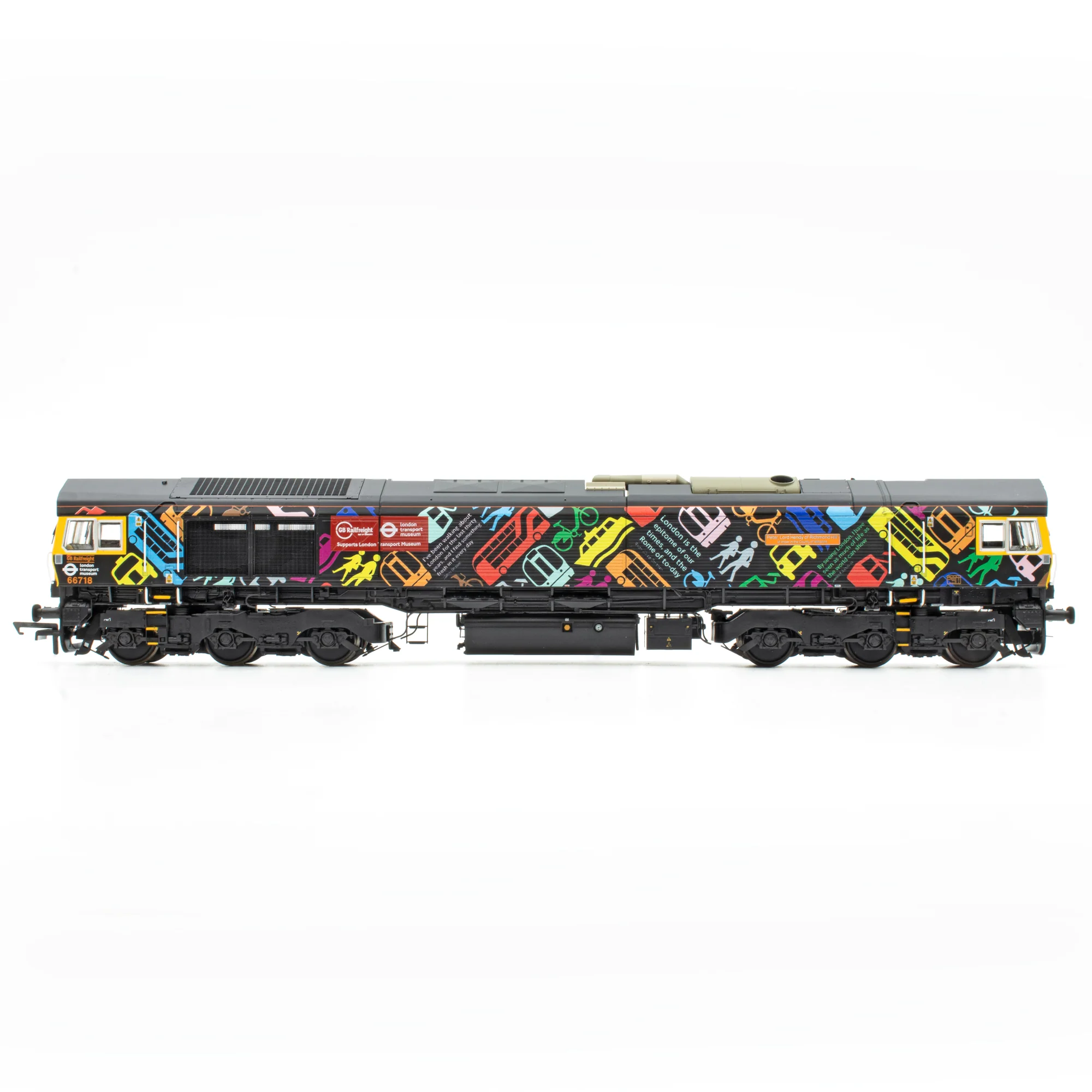 Class 66 - GBRF/LTM Black - 66718 - Image 3