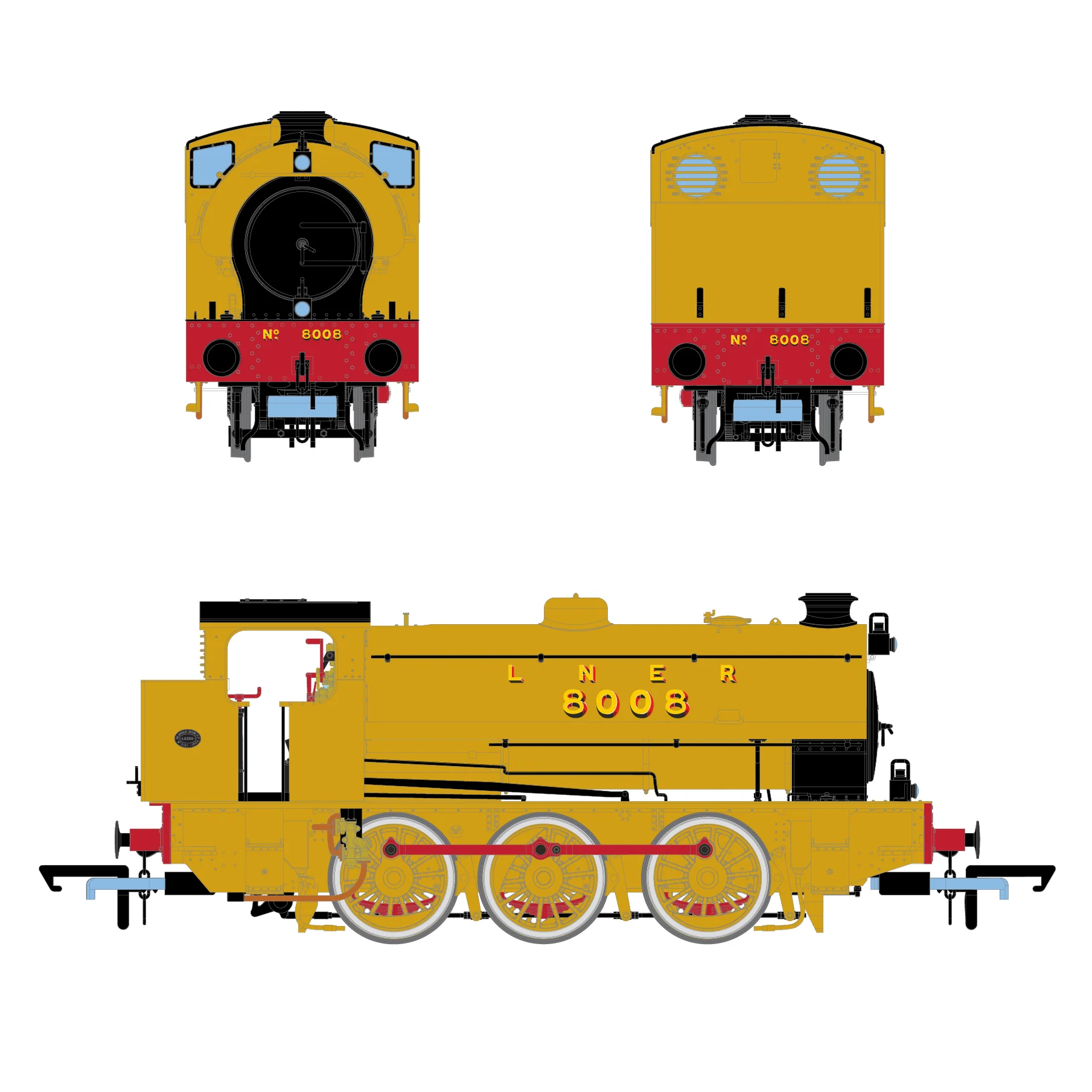 LNER - HE3151 - 8008 - DCC Sound - Image 3