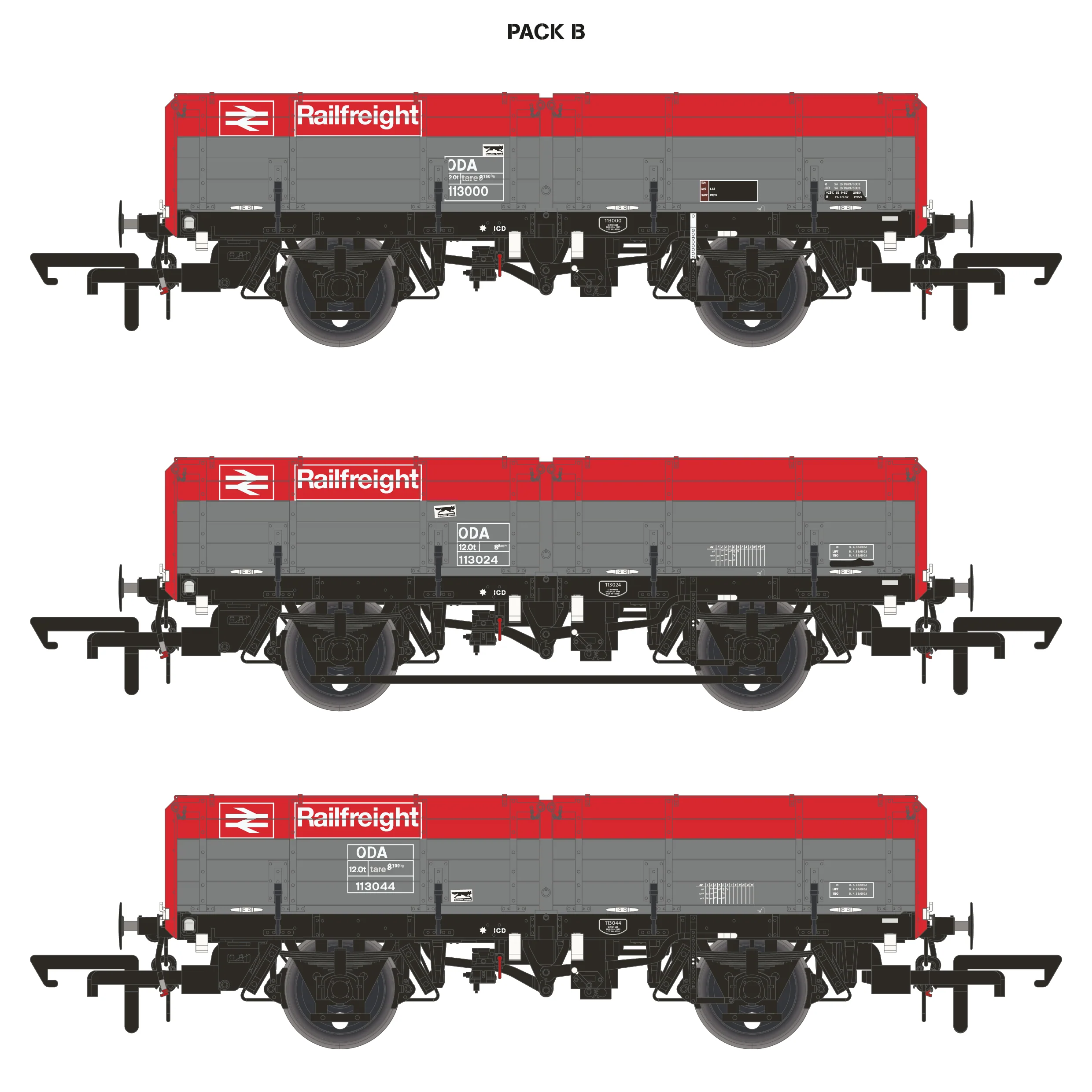 ODA - ZDV - SOV - 12T Pipe Wagon Family