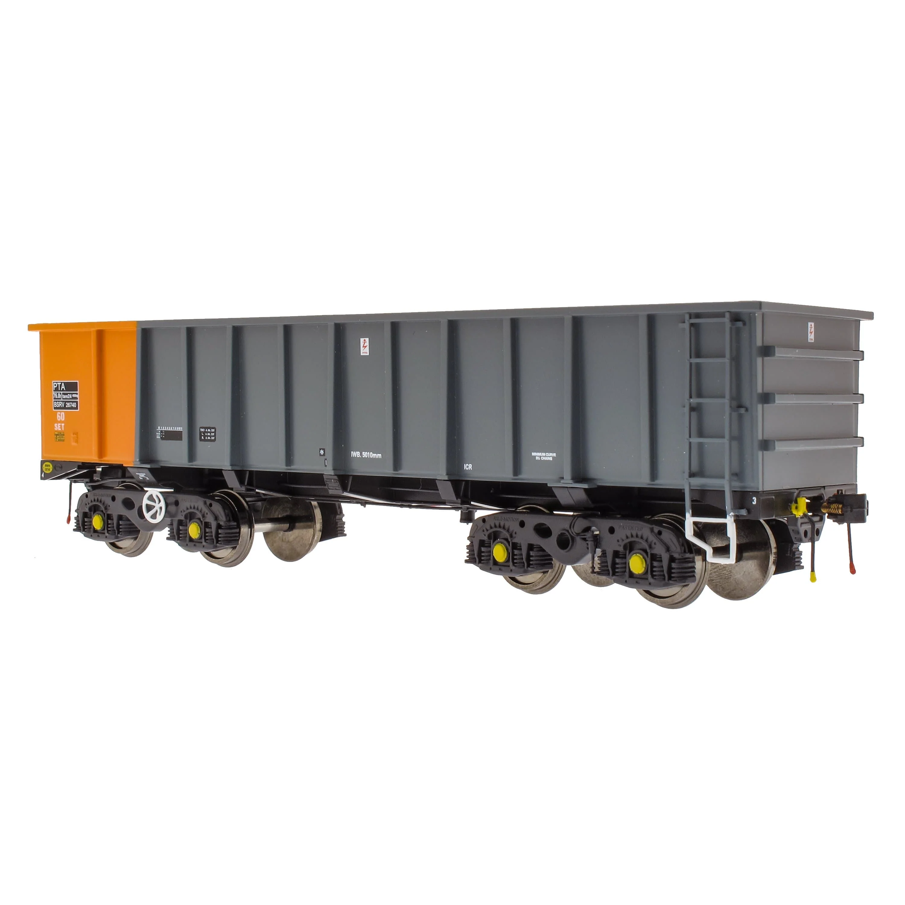 PTA/JUA Bogie Tippler Pack - British Steel Grey & Orange (Inner) - Image 8