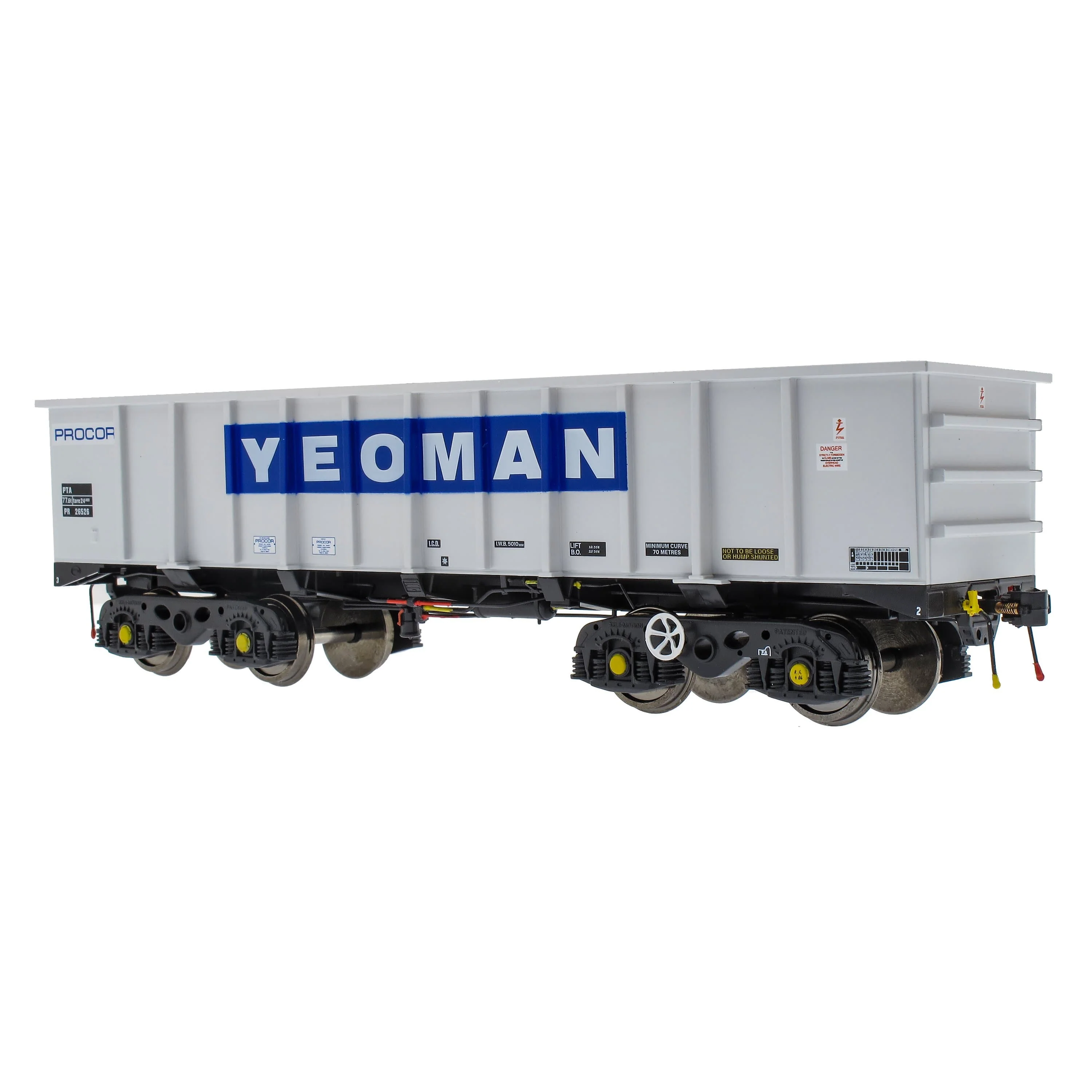 PTA/JUA Bogie Tippler Pack - Yeoman [Procor] Grey / Ivory - Inner Pack - Image 8